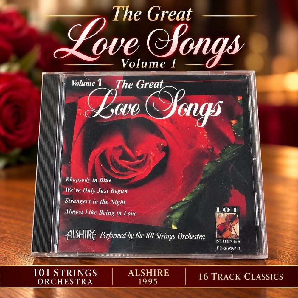 101 Strings Great Love Songs Vol 1 CD Alshire 1995 Rhapsody in Blue